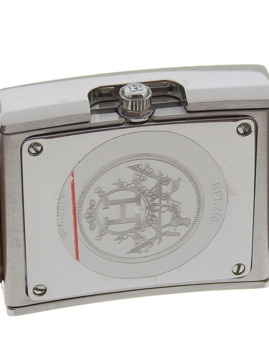 HERMES Belt watch Watches BE1.210 WhiteDial Stainless Steel Quartz Analog ... main image 7